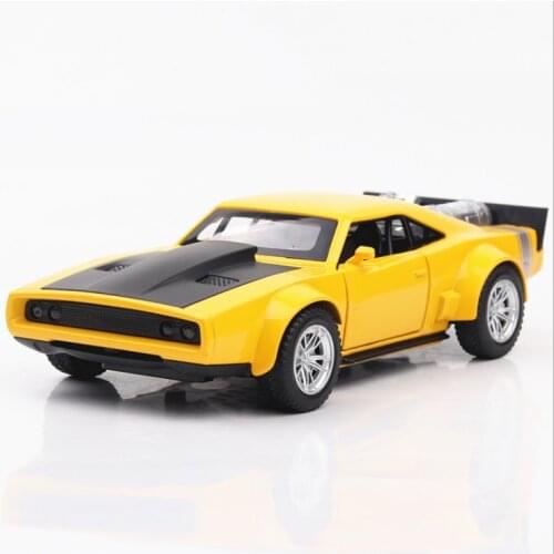 Dodge war horse ice breaker simulation car model childrens return toy sports car 1:32 alloy car model childrens birthday gift