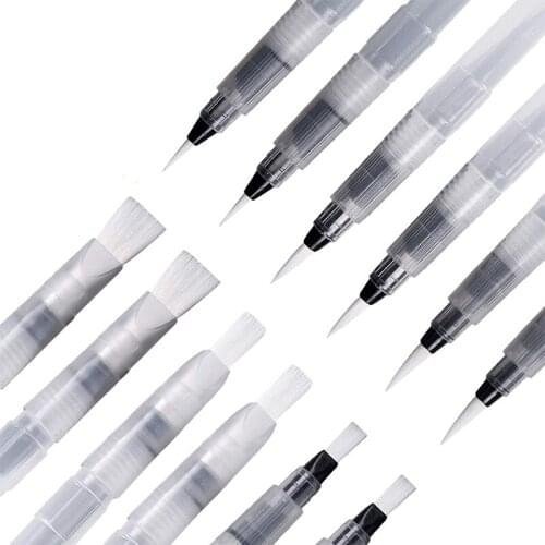 Water Brush Pen Set,Water Color Brush Pen Set,Watercolor Paint Pens for Painting Markers(12 Piece)