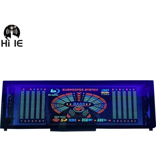 Mono Power Amplifier Panel Multimedia Display VU Meter Audio Level dB Meter Music Audio Spectrum Indicator with Transformer