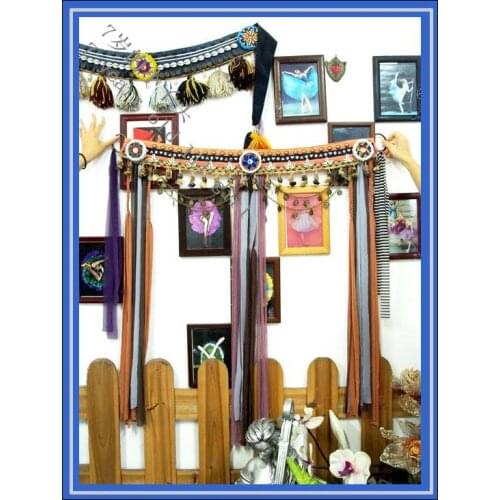 Tribal belly dance Belts with strip tribal belly dance gothic belts BH78