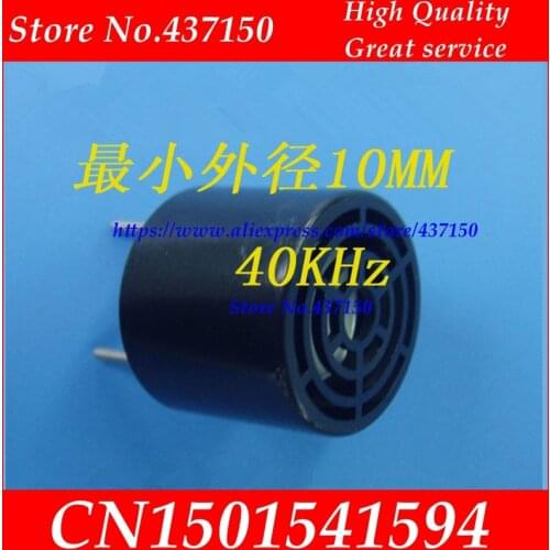 Transceiver minimum diameter 10mm open 40KHz ultrasonic sensor distance measuring probe transceiver