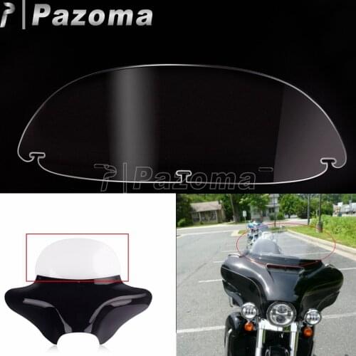 Motorcycle Clear Front Fairing Windshield Replacement Windscreen For Harley Touring Electra Glide Street Glide Road King Softail