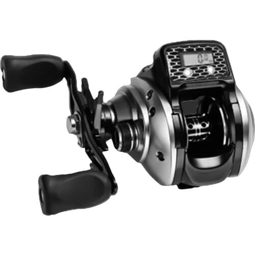 Fishing reel 6.3/1 speed ratio Accurate Counting left/right Hand Digital display outdoor for Bass Pike Sea Fishing Carp Fishing