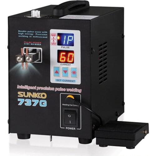 SUNKKO737G Intelligent Precision welding large-battery DIS inductive hand-held dual-function battery spot welding machine