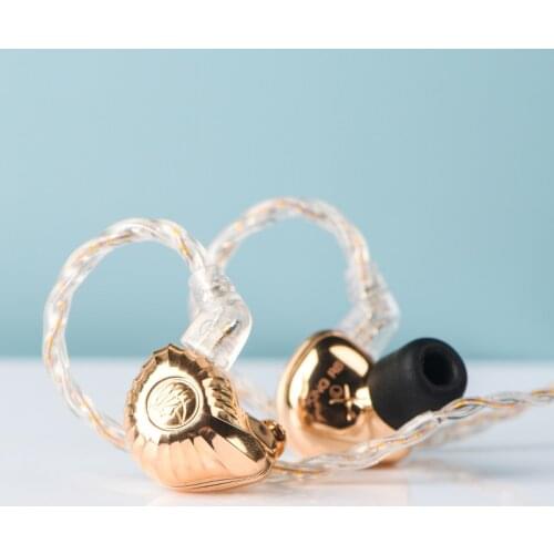 TFZ KING RS Monitor HIFI In-ear Earphone 11.4mm double magnetic double-cavity gold diaphragm Unit With 0.78mm Detachable Cable
