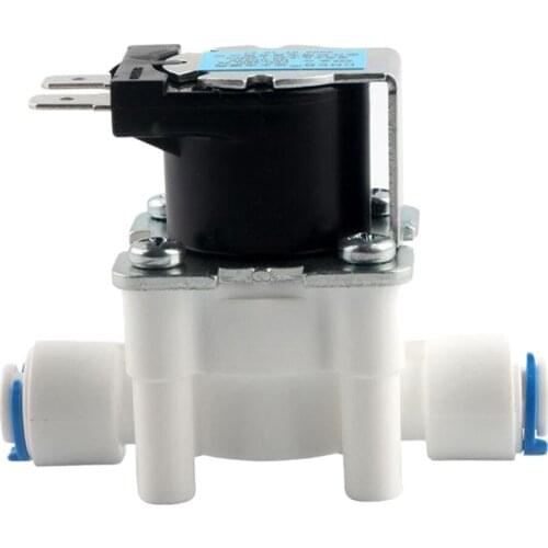 24V 1/4" Inlet Feed Water Solenoid Valve N/C for RO Household Water Purifier