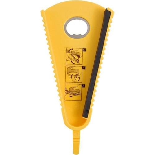 1pcs Creative Multi-function Bottle Opener Jar Opener Cooking Lid Easy Twist Opening Grip Quick Off Opener Bottle U6S6