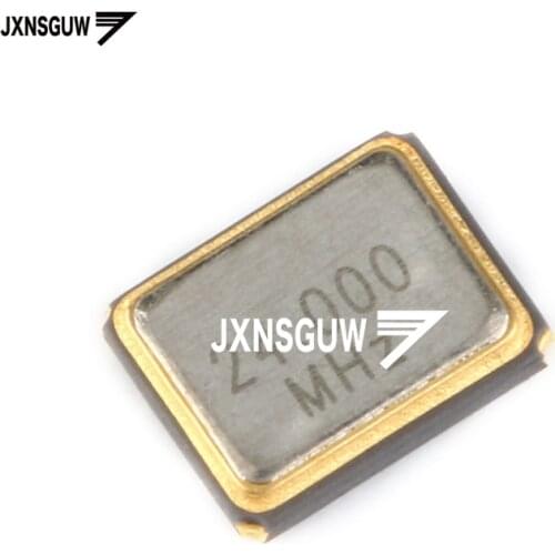 10PCS 3225 SMD passive crystal oscillator 24MHz 20ppm 20pF volume 3.2 * 2.5mm 4 foot