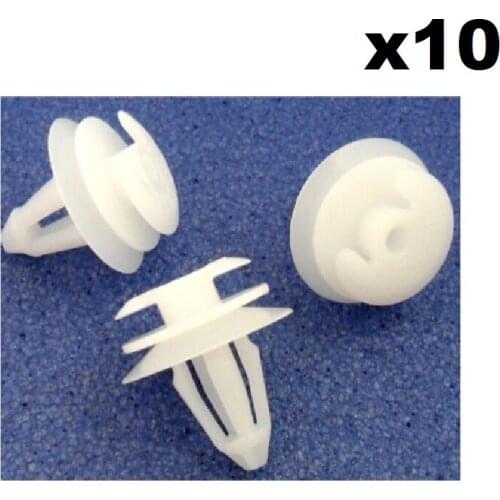 10x For Rover 75 Door Panel Trim Clips- Plastic Fastener / Door Card Retainer Clips