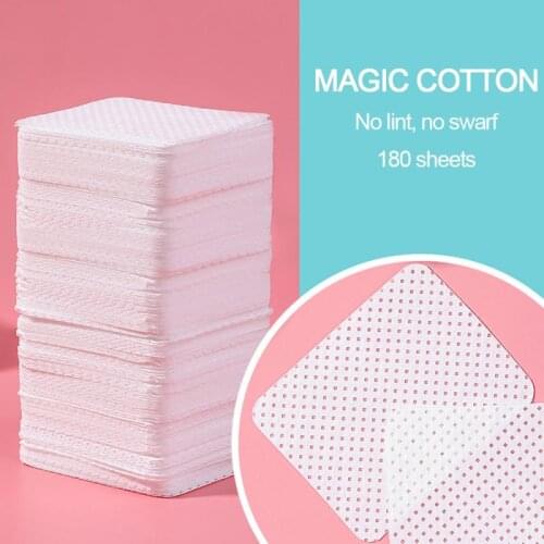 180pcs Gel Nail Polish Remover Pads Gel Wipes Cotton Pads Manicure Soak Off Nail Wipes Cotton Cleaning Varnish Nail Art Tool New