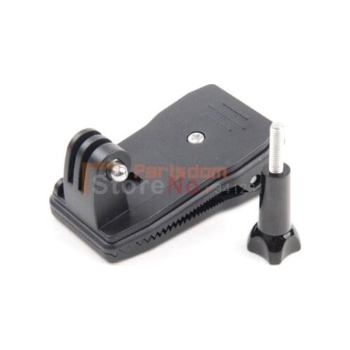 2 in 1 Gopro 360 Rotary Backpack Hat Mounts Clip Fast Clamp Mount for GoPro Hero 2 3 3
