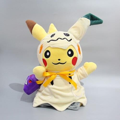 2019 new Anime Games Pokemon series 30CM Mimikyu Gengar plush toy stuffed toys Soft pillow A birthday present for children