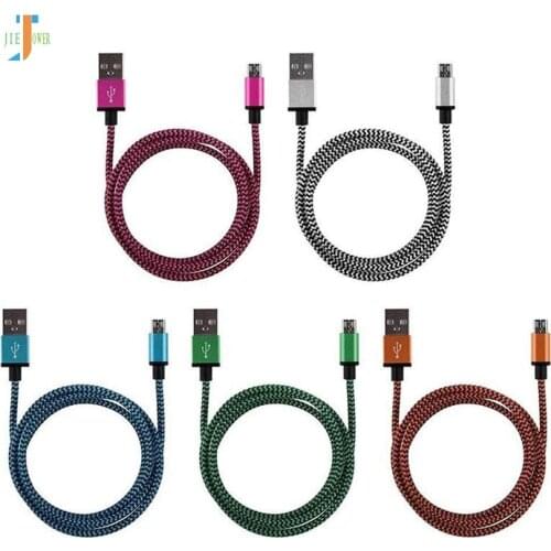 300pcs/lot USB Type C Cable Aluminium Fabric for Xiaomi Redmi Note 7 Mi 9 Charging Data Sync USB C Cable for Oneplus 6t Type-C