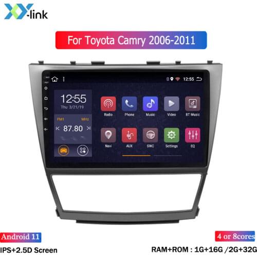 Android 8.1 CAR GPS Navigation system for Toyota camry 2006-2011 accessories video/Bluetooth/USB/Radio/mp3/multimedia no 2 din