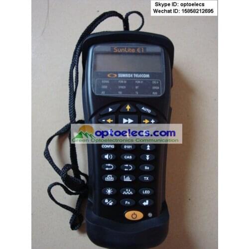 Free Shipping NEW Sunrise Telecom Sunlite E1 2M transmission Test Set Hand-held 2mbps telecom network tester Ready in stocks