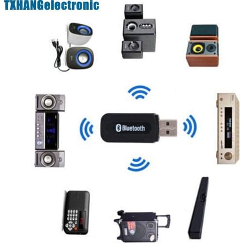 Wireless Bluetooth 3.5mm AUX Audio Stereo Music Home Car Receiver Adapter Mic