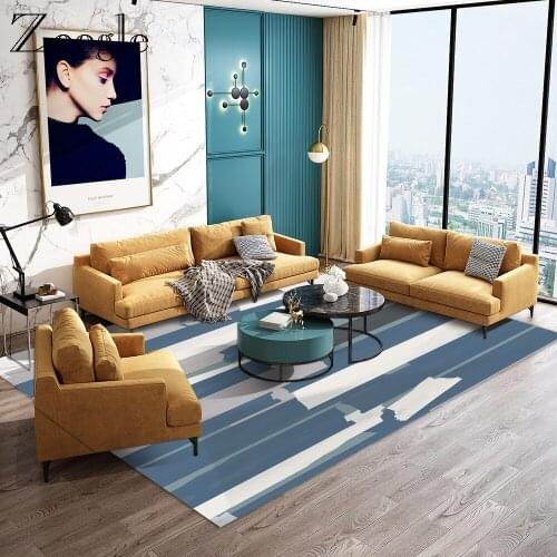 Zeegle Large Size Living Room Carpet Bedroom Foot Rug Tea Table Rug and Carpet Rectangular Antiskid Floor Mat Home Decor Carpet
