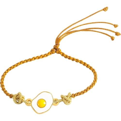 New Arrival 24K Yellow Gold Bracelet Women 999 Gold egg Bracelet