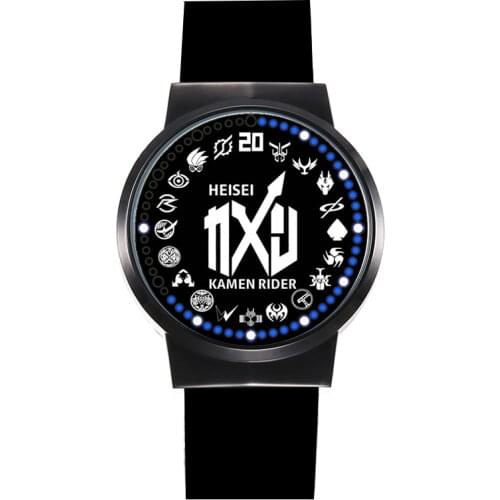 Kamen Rider anime watch Masked Rider cartoon peripheral Ryuki Faiz Blade Wizard Ex-Aid LED Touch screen luminous custom Watches