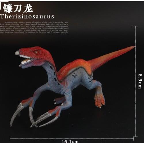 Prehistoric Jurassic Dinosaurs World Therizinosaurus Big Size Animals Model Action Figures PVC High Quality Toy For Kids Gift