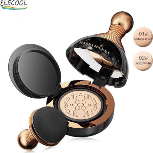 ELECOOL Mushroom Head Air Cushion CC Cream Natural Moisturiz Foundation Concealer Whitening Oil-control Makeup BB Cream Cosmetic