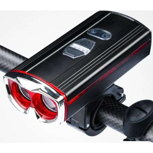 USB Charging Bicycle Lights Headlight 5 Mode Road Bike Front Light Glare Flashlight Cycling Equippment Bike Induction Headlights