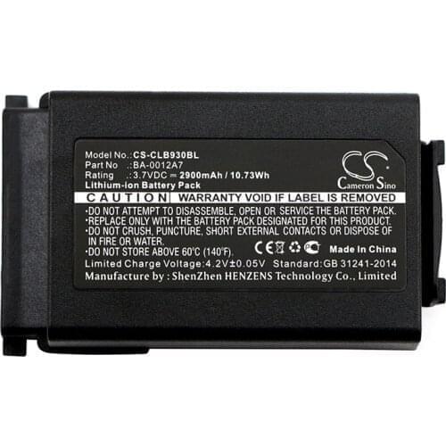 Cameron Sino 2900mAh Battery BA-0012A7 for CipherLab 9300, 9400, 9600, CPT 9300, CPT 9400, CPT 9600