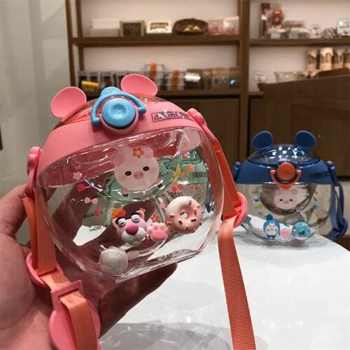 Summer Portable Creative Water Bottle Plastic Cute Eco Friendly Drink Bottle Clear Milk Carton Trinkflasche Waterbottle Ed50sp