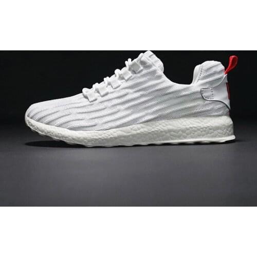 2021 Spring and Autumn New Trendy Shoes Flying Woven Korean Version Of Fat Casual Shoes Large Size 47 Sports Shoes
