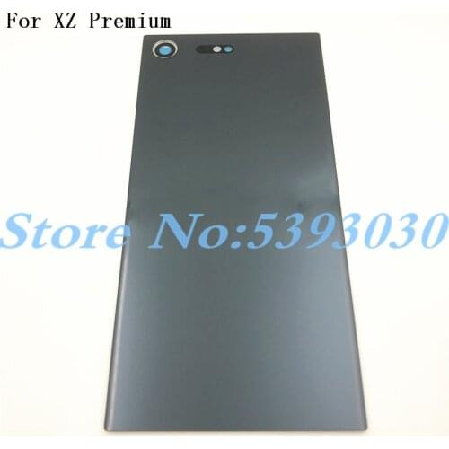 Original Back Cover For Sony XZ Premium XZP G8142 Battery Cover Glass Panel Rear Housing Replacement Parts With Logo