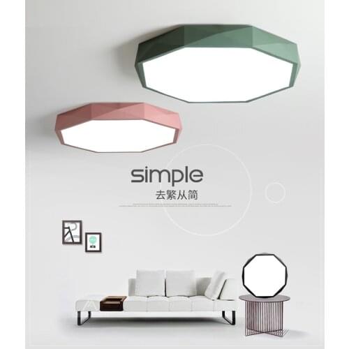 Simple colorful Small Ceiling For Children Bedroom Bathroom Kitchen Corridor Aisle Modern Lamps 2 color Home lighting Free ship
