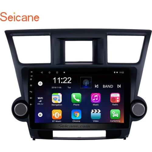 Seicane 2G+32G IPS 10.1" Android 10.0 For 2014 2015 Toyota Highlander Car Radio Multimedia Video Player Navigation GPS 2 din RDS