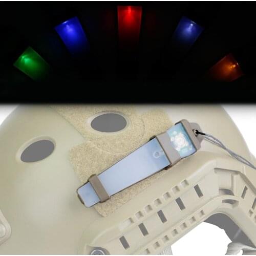 Tactical Flashlight Helmet Tactical Helmet Light Safety Flashing For Outdoor Cycling Bike Sports Driving Helmet Signal Lamp