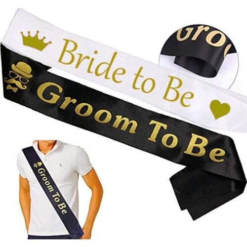 Hen Party Badge Groom Satin Sash Team Bride To Be Girls For Bridal Shower Wedding Decorations Bachelorette Groom Sash Glasses