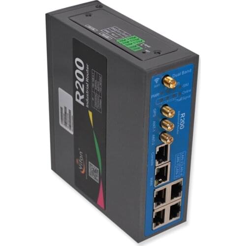 R200 Gigabit Ethernet 802.11AC Industrial GPS 4G WIFI Router for M2M solutions
