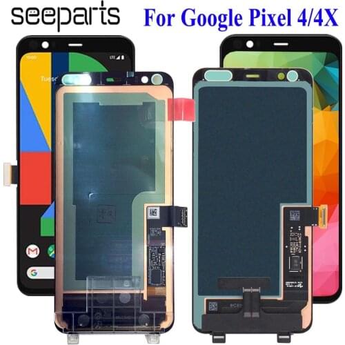 6.3" For Google Pixel 4 XL LCD Display Touch Screen Digitizer Assembly Replacement+Tools 5.7" For Google Pixel 4 LCD Display