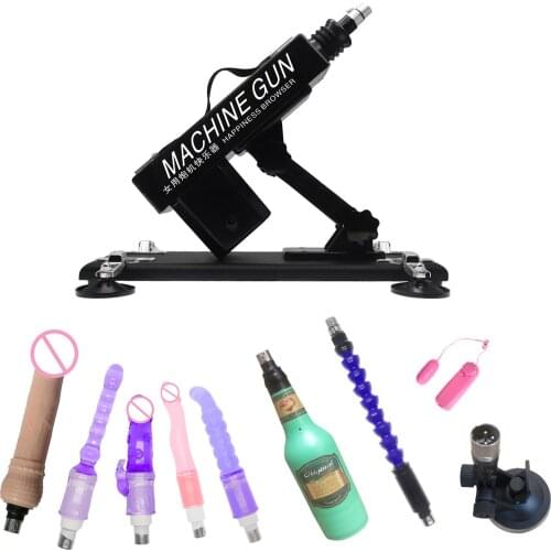 Automatic Sex Machine Masturbation For Women And Men Love Retractable Machine Vibrator Sex Toy With 9 Accessories Set