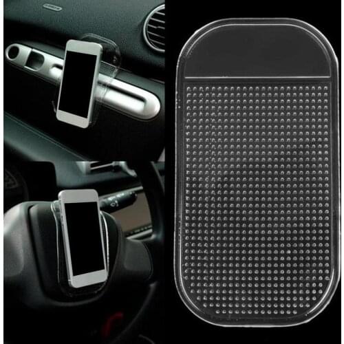 Hot Sale Car Non-slip Silicone Sticky Gel Pad Round Mat Holder Waterproof Phone Silicone Silicone Dashboard Magic Anti-skid P5U2