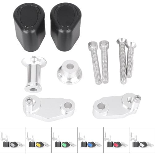 CNC Motorcycle Frame Slider Crash Pad Protector Guard For BMW S1000RR 2009 2010 2011 2012 Aluminum Alloy + ABS Plastic