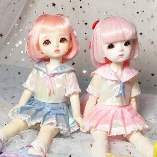 BJD baby clothes 1/6 points baby clothes suit summer sailor clothes bjd accessories