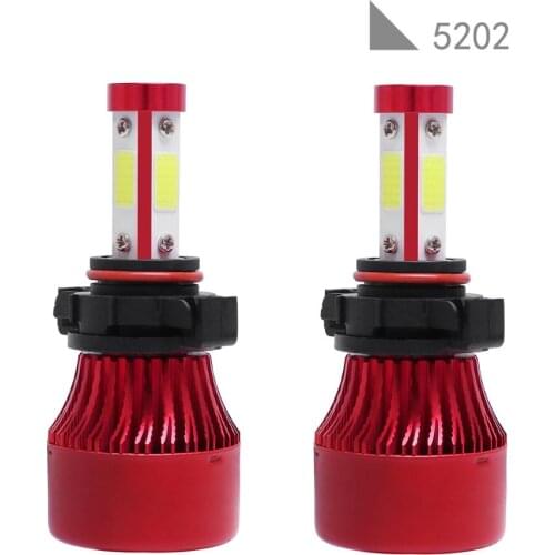 H7 Turbo led 2x H4 H11 HB3 9005 HB4 9006 9004 9007 9012 Lamp bulb For Car Headlight Auto Light 4 Sides 100W 12000LM 6500K