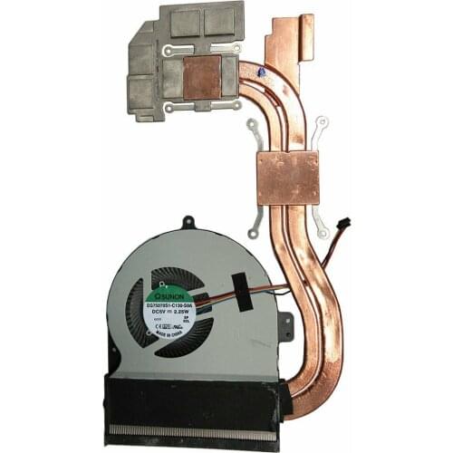 JIANGLUN USED CPU Cooling Fan W/ Heatsink For ASUS N552 N552VW 13NB0AN0AM0101 13N0-SUA0101