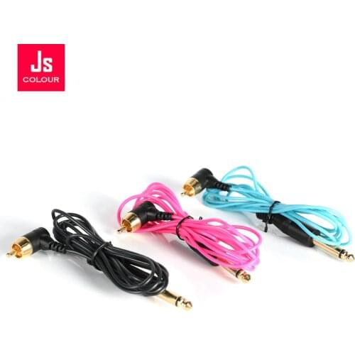 Tattoo RCA Plug Cable 1.8 M Silicone Thin Line Clamp Switch Hook Conversion for Tattoo Machines Power Box Connected Hot Sale