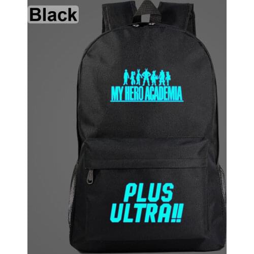 Luminous Cartoon Anime Deku My Hero Academia Galaxy Plaid Children School bag Teenagers Student Schoolbags Women Men Backpack