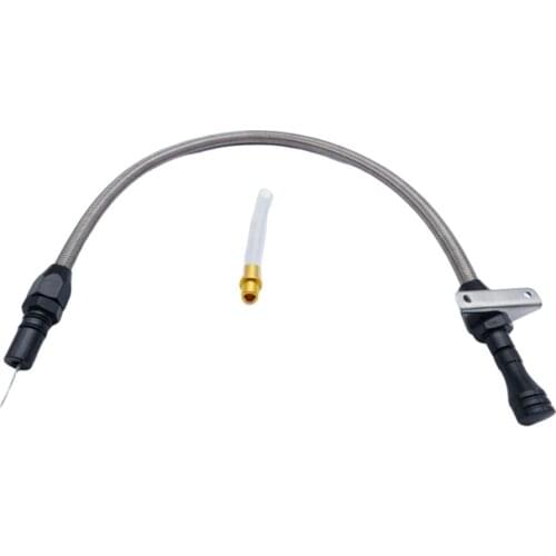 TH400 Flexible Stainless Transmission Dipstick For Chevy TH-400 Turbo SBC 400