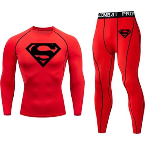 High Quality Winter Mens Thermal Underwear Set Long Sleeve T-shirt + Pants 2-pc /set Base Layer Warm Tracksuit Men Jogging Suit