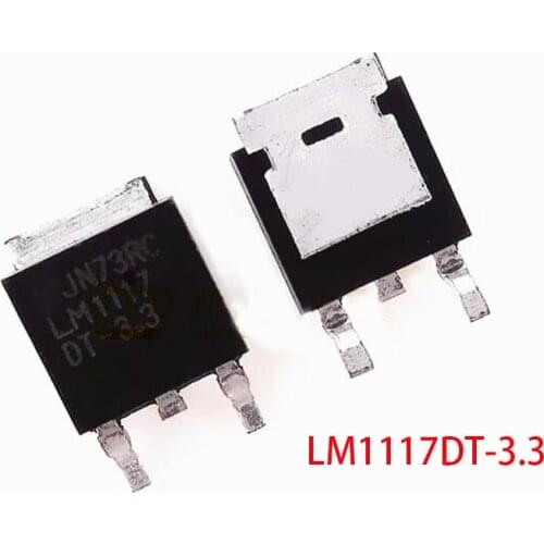 10pcs LM1117DT-3.3 TO252 LM1117-3.3 L1117-33 LM1117DT TO-252 LM1117DTX-3.3