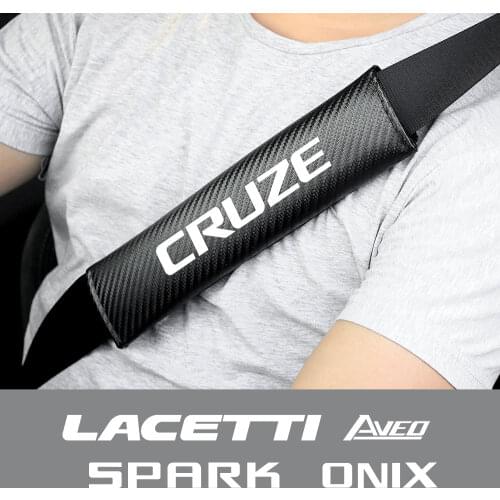 Car Styling Seat Belt Shoulder Pad Sleeve Safety Cover For Chevrolet Malibu Spark Sail Sonic SS Trax Z71 Auto Accessories