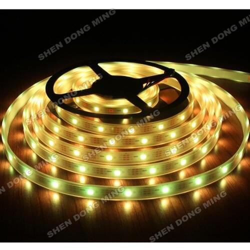 50 meters 5050SMD 32IC one control one full color WS2801 led strip light pixel waterproof IP67 DC5V