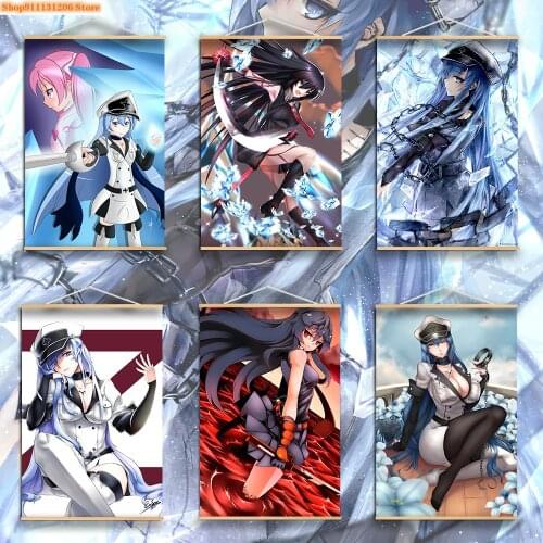 5D Diamond Painting Japanese Anime Akame Ga Kill Cross Stitch Kits Embroidery Full Square Round Diamond Mosaic Home Decoration